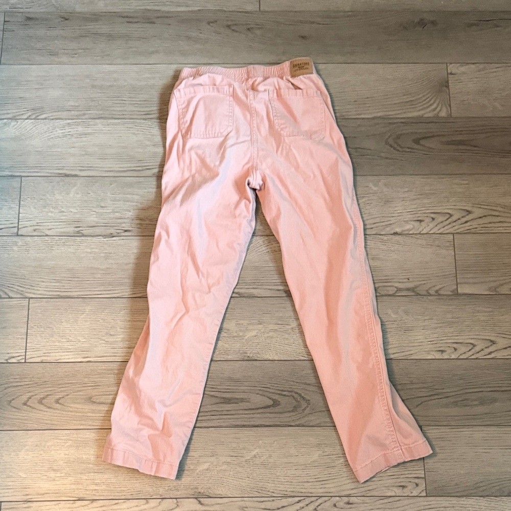 Levi's Signature Girls Stretch Pull On Denim Style Pants 10/12